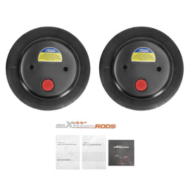 2x Triple Bellows Luchtbalg 2600 lbs Standard Luchtvering geschikt voor Light Duty Mini-vrachtwagens