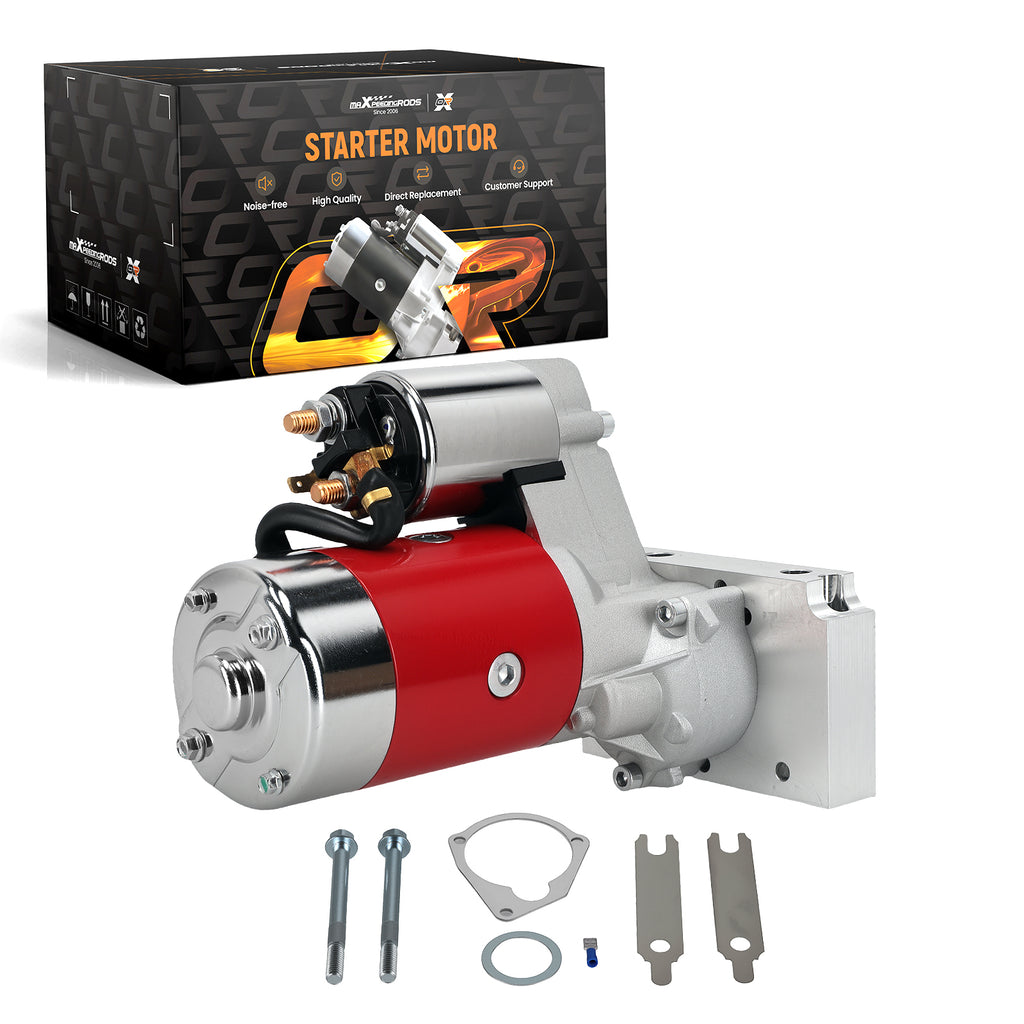 Startmotor 12V 2kW 2.68HP geschikt voor Chevrolet V8 Small Block Big Block Red