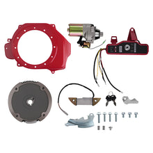Last bildet i gallerivisningen, Electric Start Starter FlyWheel Switch Charging Coil Kit geschikt voor Honda GX160 GX200