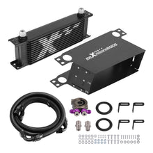 Indlæs billede til gallerivisning Oil Radiateur Kit 13 Rows AN10 Aluminium Universal Hoses Adapter 3/4-16