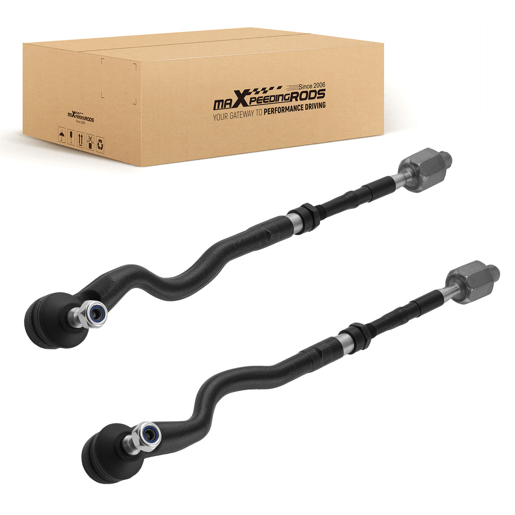 2x VOOR LINKS+RECHTS TIE ROD geschikt voor BMW 3 SERIE E46 Z4 E86 E85