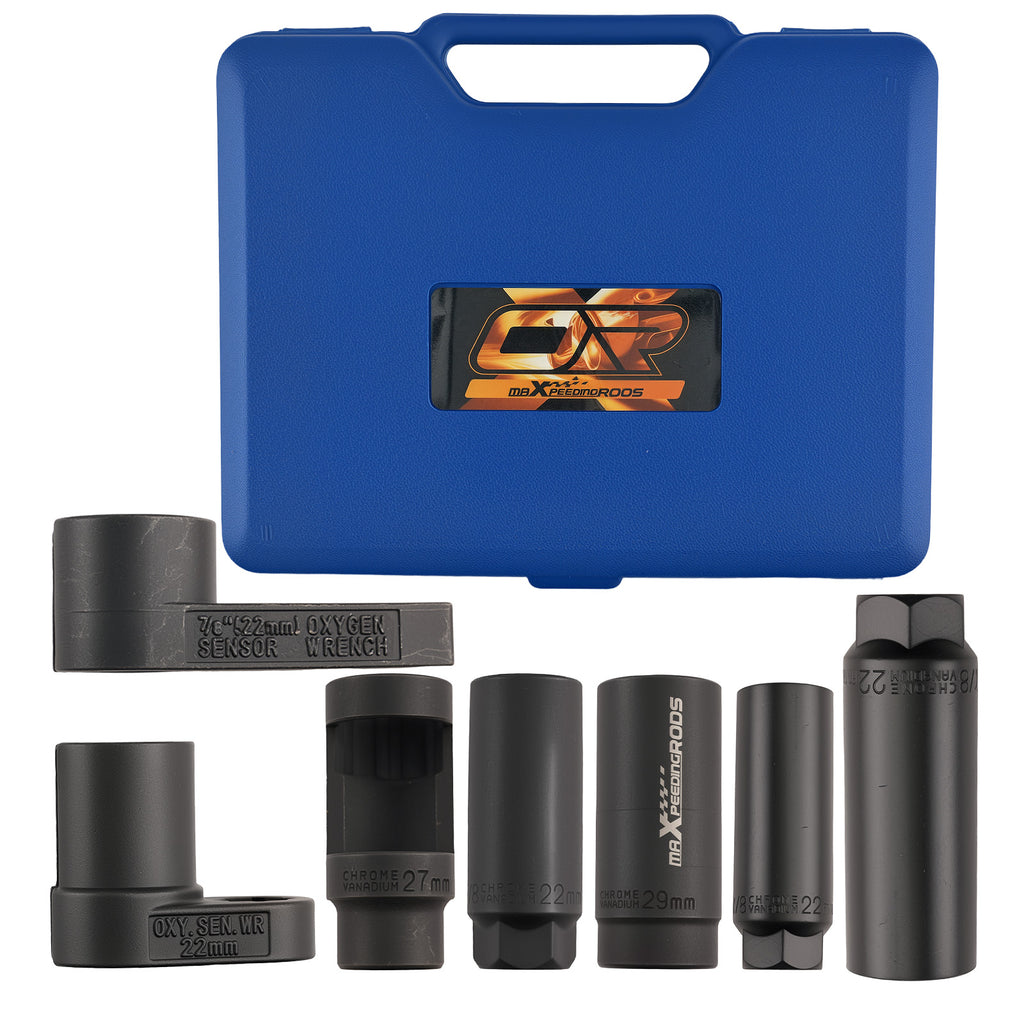 Lambdasonde Injector Socket Wrench Set Nut Gereedschap 7-stuk.
