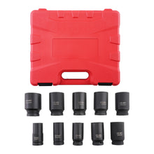 Indlæs billede til gallerivisning 10-Stuk Impact Socket Set 22-41mm 3/4in. Drive Metric Air Garage Deep