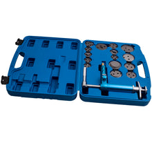 Last inn bildet i Galleri-visningsprogrammet, Air-assisted pneumatic remklauw piston rewind gereedschap set