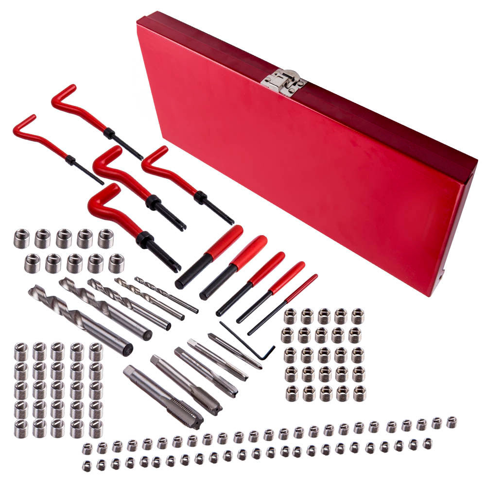 131x Thread Repair Kit Metric M5 M6 M8 M10 M12 High Speed Staal Drill