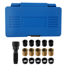 Lataa kuva Galleria-katseluun, 16 stuks Spark Plug Thread Repair Kit M14 Universal Tap 45# Staal