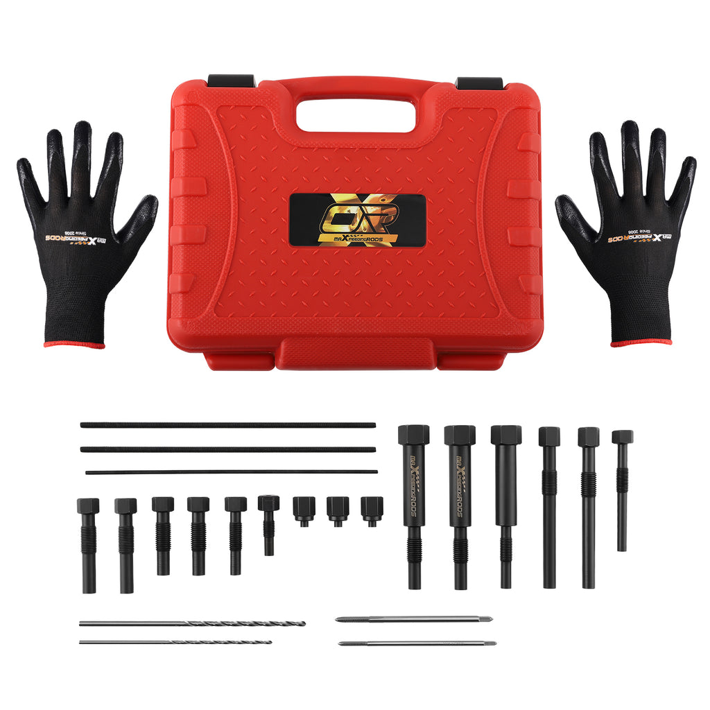 Gloeibougie Electrodes Extract Removal Gereedschap Kit M8 X 1.0 - M10 X 1.0 - M10 X 1.25