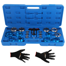 21x Krukas Nokkenas Oil Keerring Demontagegereedschap Installer Replace Adapters Gereedschap Kit nieuw