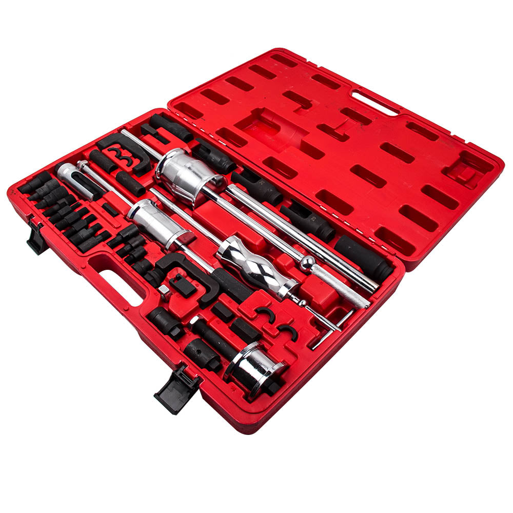 40 stuks Diesel Injector Puller Extractor Gereedschap Universal MASTER Kit Geschikt voor VW BMW FORD