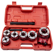 Ladda upp bild till gallerivisning, Ratchet pipe threader handle gereedschap set 1/2 3/4