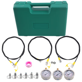 Hydraulic Tester Set geschikt voor Pressure Gauges 250 - 600 bar Test Gereedschap