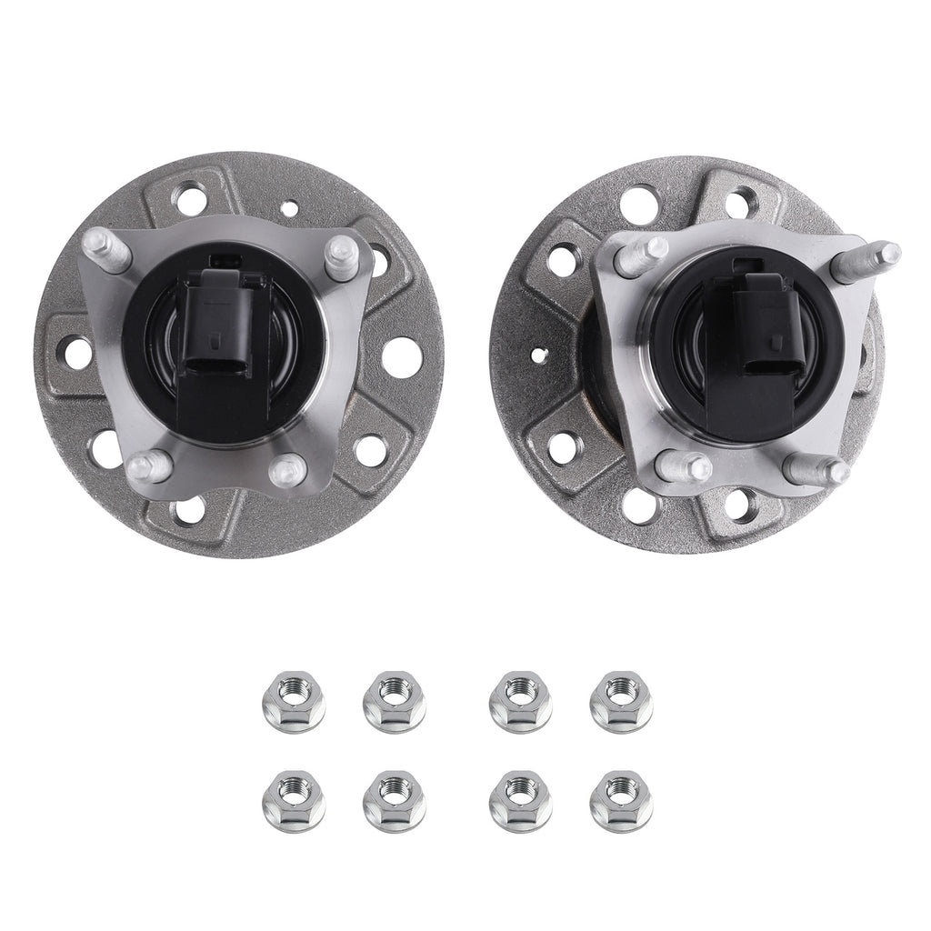 2x Wielnaaflager Kit achterzijde geschikt voor Opel Astra H Meriva B