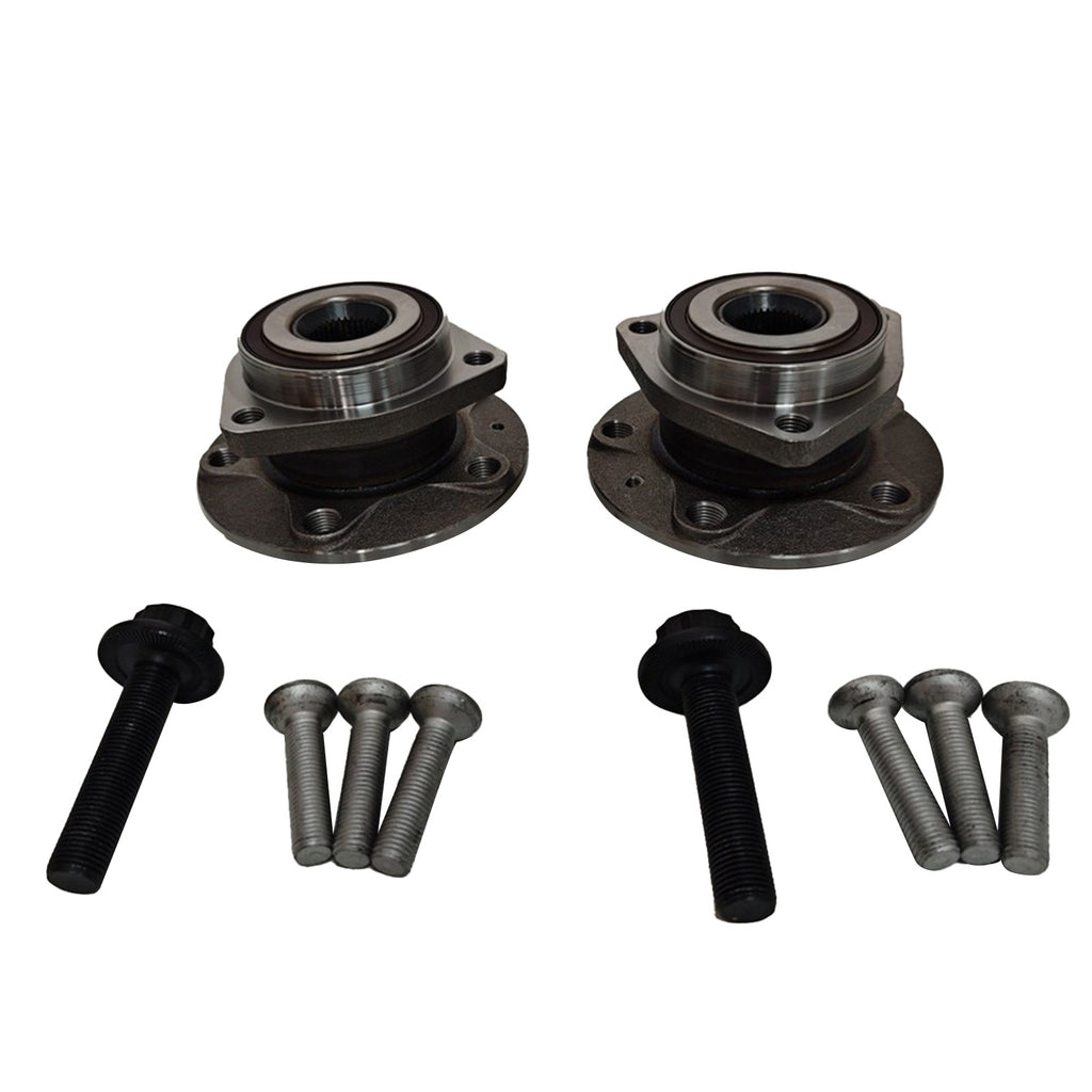 2x Wielnaaflager Kit voorzijde geschikt voor Audi A3 8P 8V TT geschikt voor VW Golf 5 6 geschikt voor Seat Altea geschikt voor Skoda