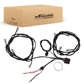 Wiring Harness Switch voor maXpeedingrods RGB LED 8 Lights 30A+30A 14AWG 3.6M