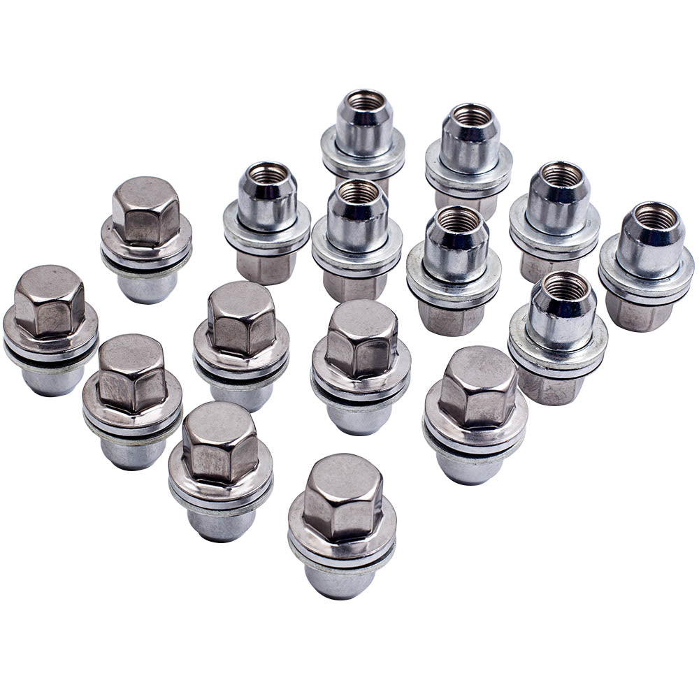 Geschikt voor Land Rover Discovery 3 and 4 Alloy Wheel Nut Cap X16 RRD500290