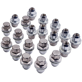 20x Wheel Nuts LR068126 voor RANGE geschikt voor ROVER SPORT L322 geschikt voor DISCOVERY 3 and 4