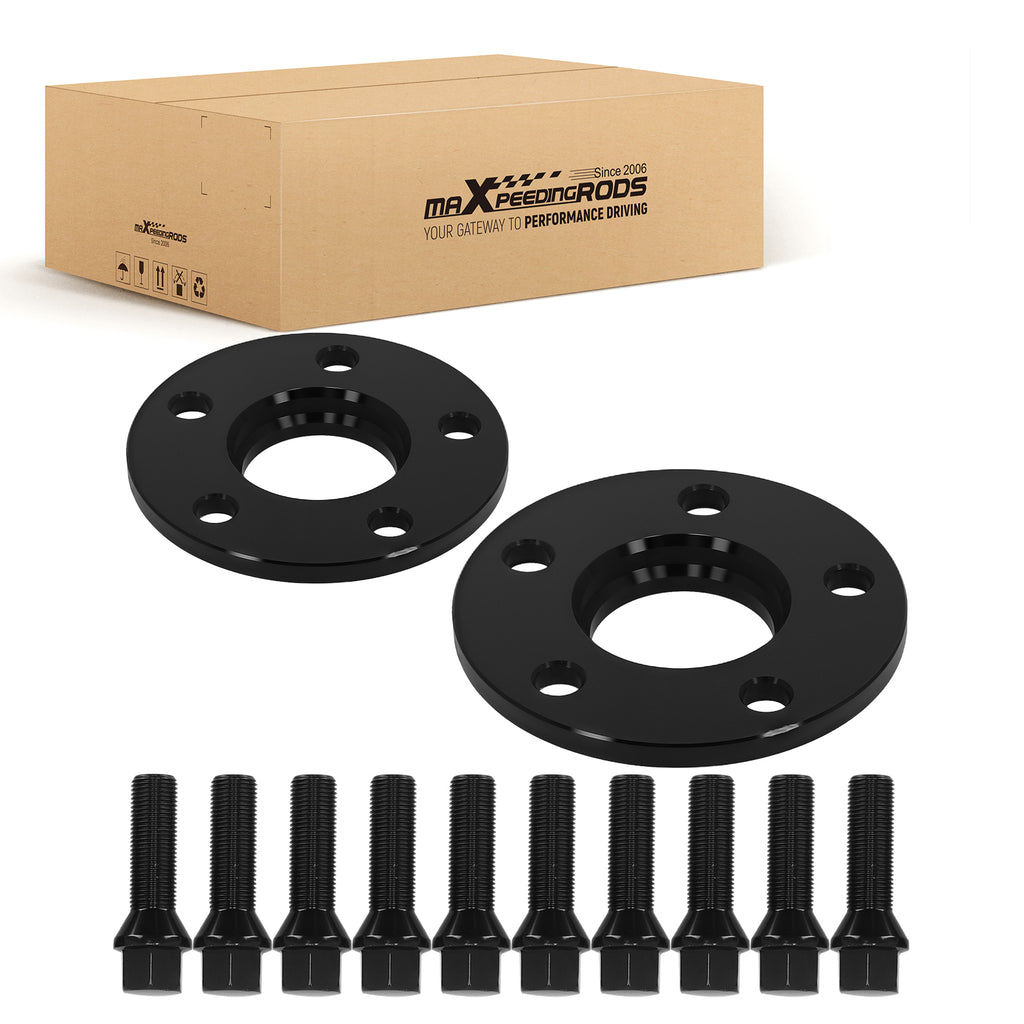 2x Spoorverbreders 10mm geschikt voor BMW 3 Serie 5 Serie Touring 8 Serie 5x112 Met 10 Bolts
