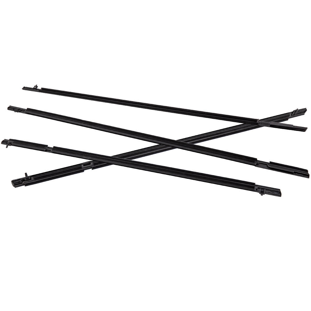 4x Window Keerring Sweep Belt Buitenste Pre-formedFor geschikt voor Honda Civic 2006-2011