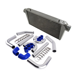 Universal Intercooler 600x300x76mm Intercooler + Pipe Hose Kit