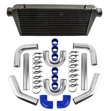 Indlæs billede til gallerivisning 600x 300x 76mm Black Intercooler + 3 76mm Intercooler Piping Kit Hose Kits